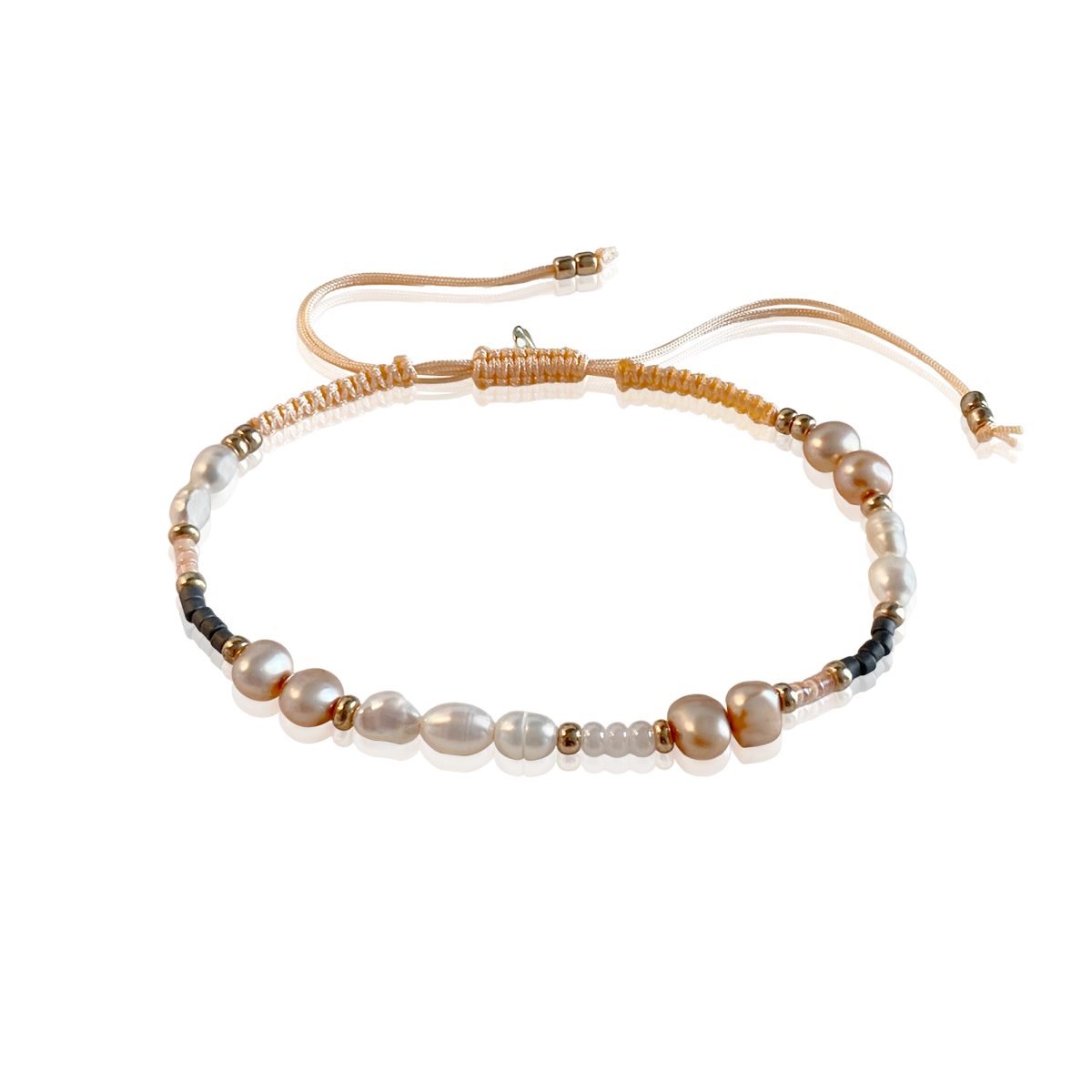 Peach Bracelet – Freshwater pearls