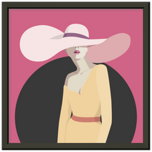 Load image into Gallery viewer, CoolCats 4 - Pink- Dark grey - Art print
