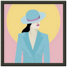 Load image into Gallery viewer, CoolCats 3 - Pink - Turquoise - Art print

